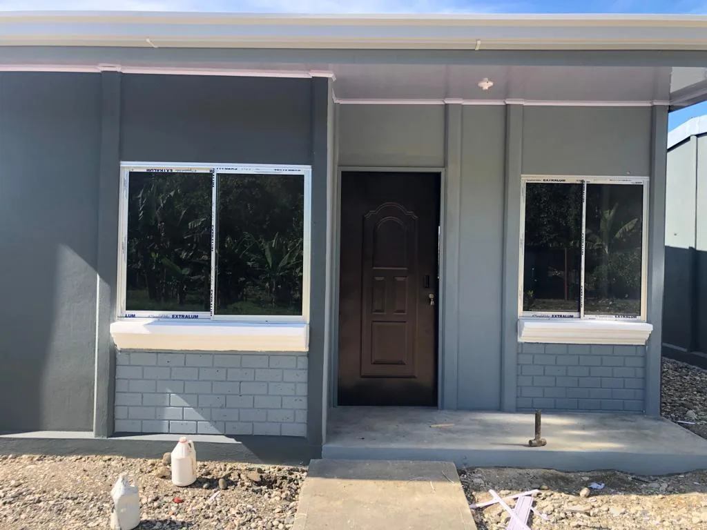 Individual home facade at the Guaycará Project